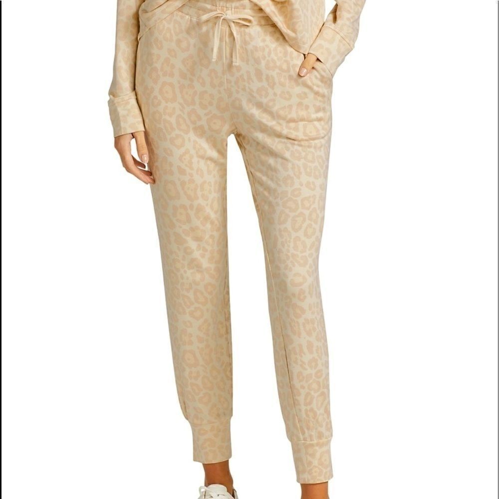 SPLENDID Canyon Leopard Joggers Size S